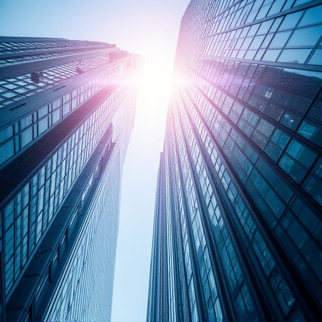 Modern London financial district architecture representing corporate stability